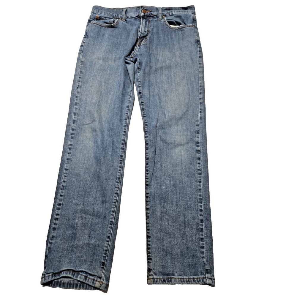 Lucky Brand 221 Straight Blue Stretch USA Denim Jeans Mens 34x32 fits 29